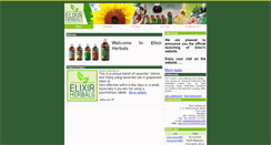 Desktop Screenshot of elixirherbals.com